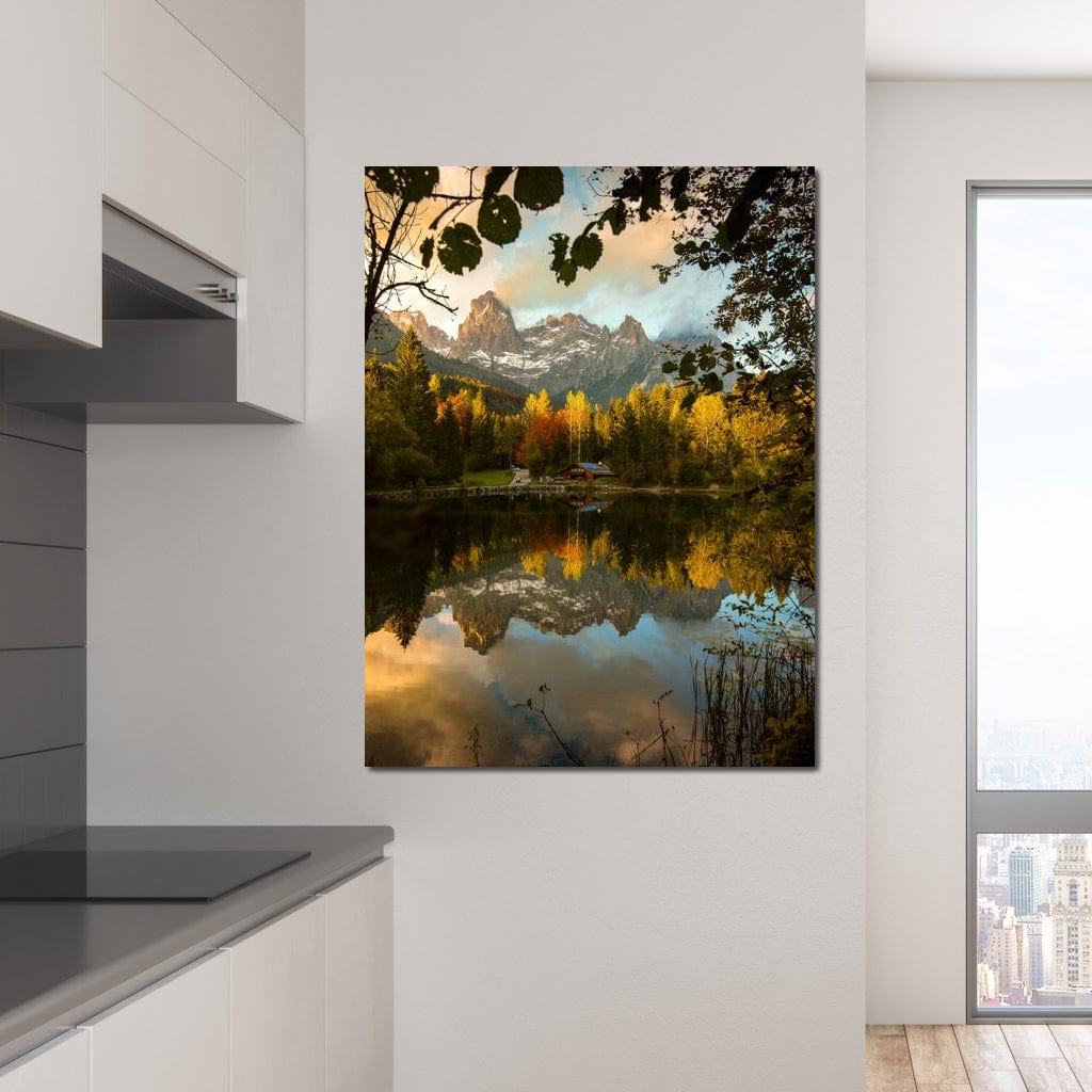 Lake Welsperg Canvas Wall Art