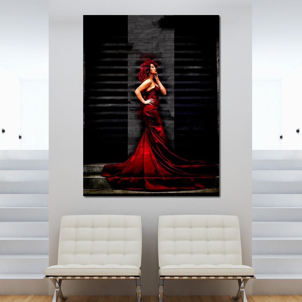 Red Passion Canvas Wall Art