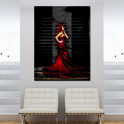 Red Passion Canvas Wall Art