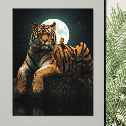 Tiger Squirel Canvas Wall Art