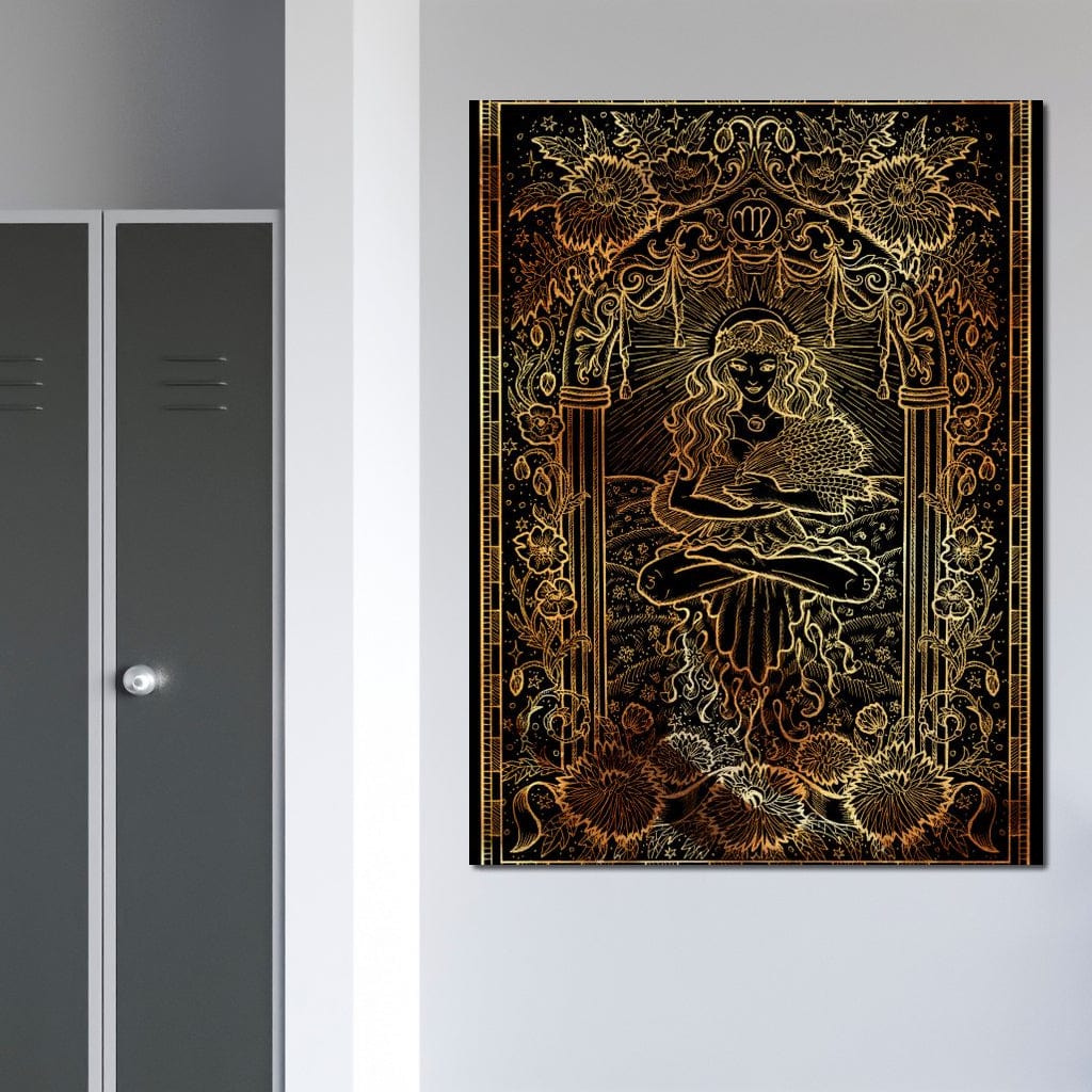 Zodiac sign Virgo Canvas Wall Art