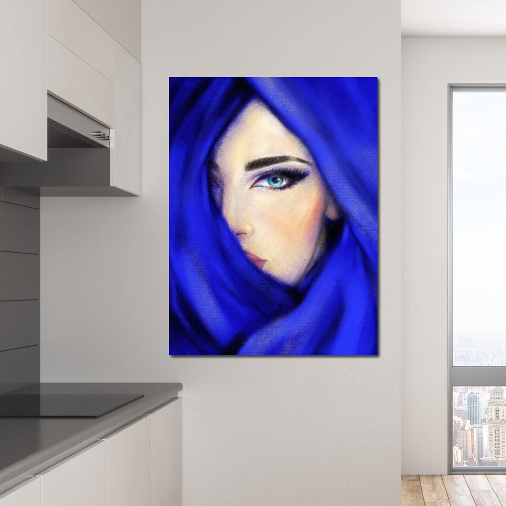 Blue Eye Canvas Wall Art