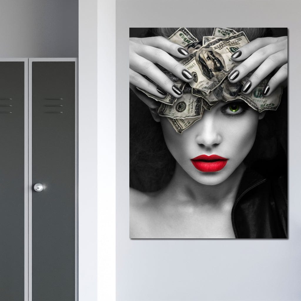 Mind On the Money Canvas Wall Art