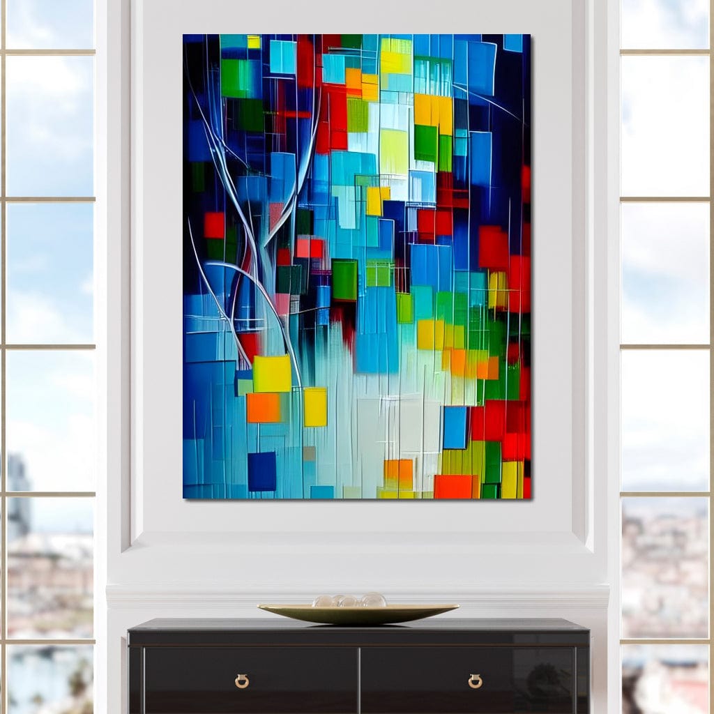 Colorful Contemporary Art 045 Canvas Wall Art