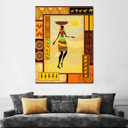 African Art Canvas Wall Art
