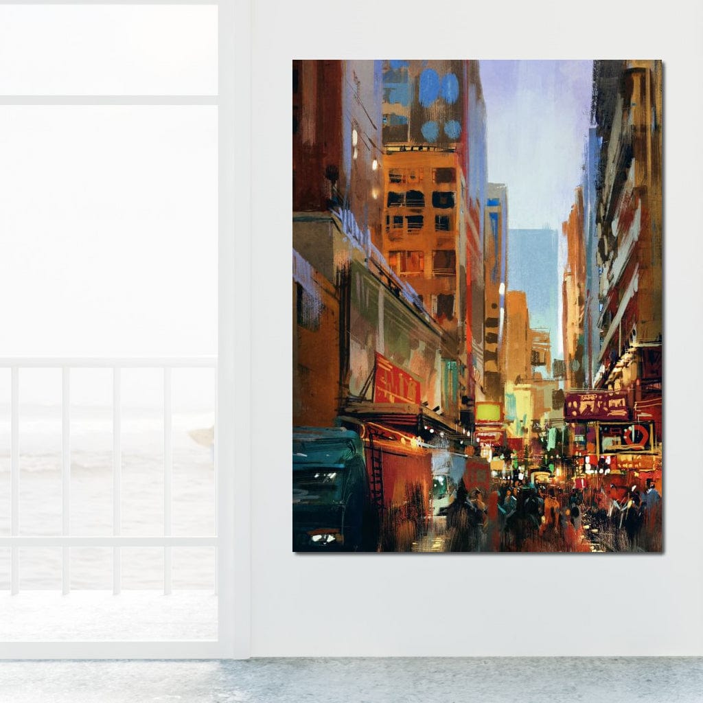 Pyrgonia City Canvas Wall Art