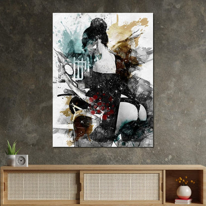 Sensuel a Paris Canvas Wall Art