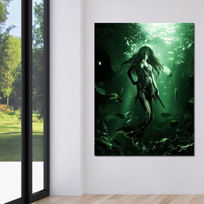 Huntress Siren Canvas Wall Art
