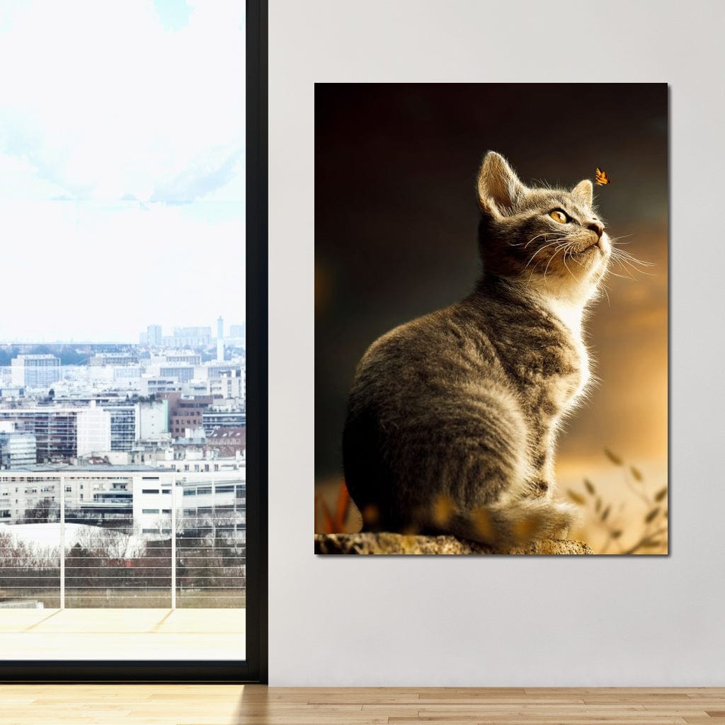 Cat Canvas Wall Art