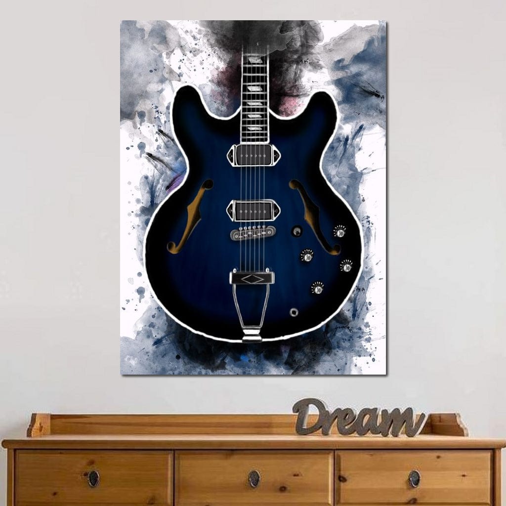 Gary Clark Jr's Electric Guitar Canvas Wall Art