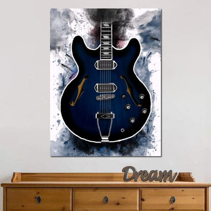 Gary Clark Jr's Electric Guitar Canvas Wall Art