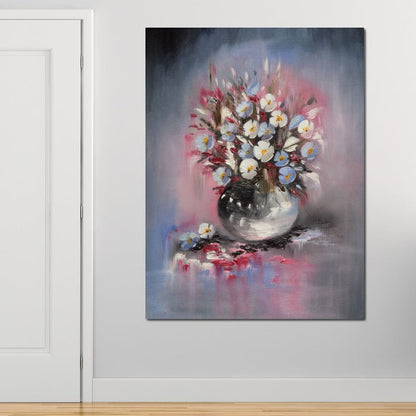 Beautiful Flowers Vase Canvas Wall Art