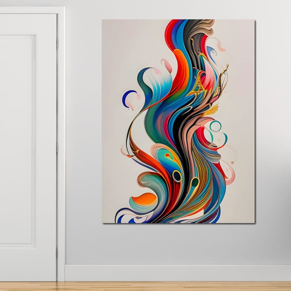 Colorful Contemporary Art 053 Canvas Wall Art