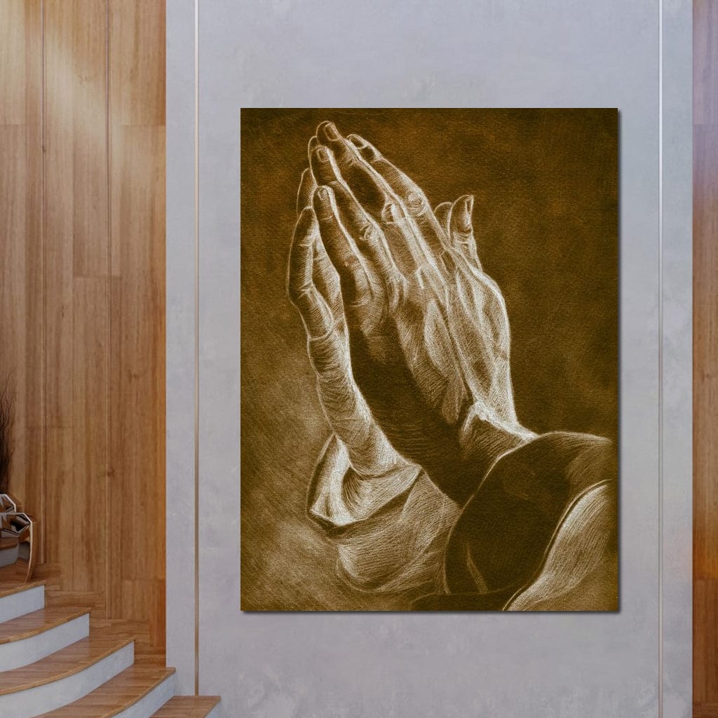 Praying Hands Canvas Wall Art