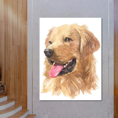 Golden Retriever Canvas Wall Art