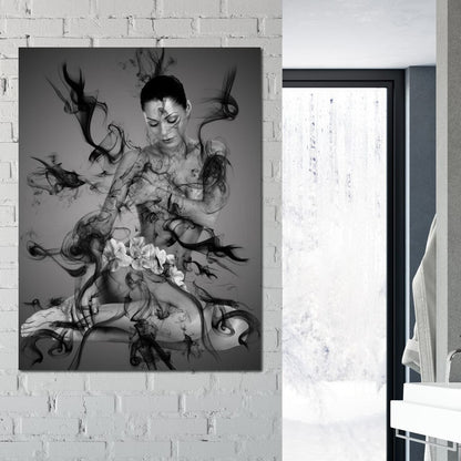 The Smoke Collection 07 Canvas Wall Art