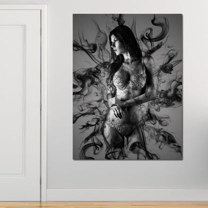 The Smoke Collection 08 Canvas Wall Art