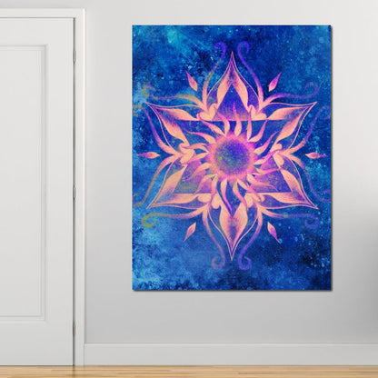 Pink Mandala Canvas Wall Art