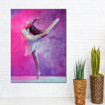 Ballet Dancer Canvas Wall Art