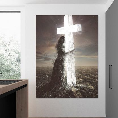 Holding Faith Canvas Wall Art
