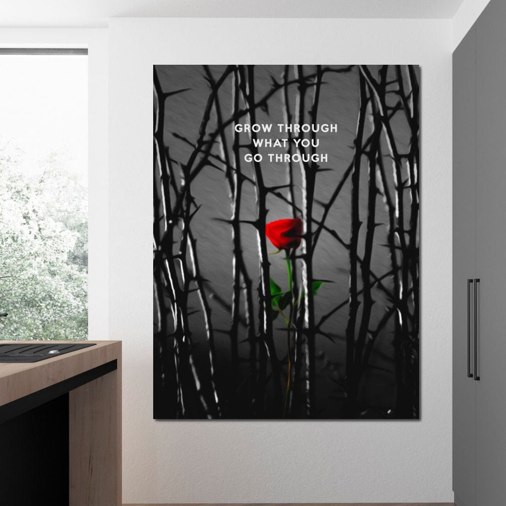 Grow Through Canvas Wall Art