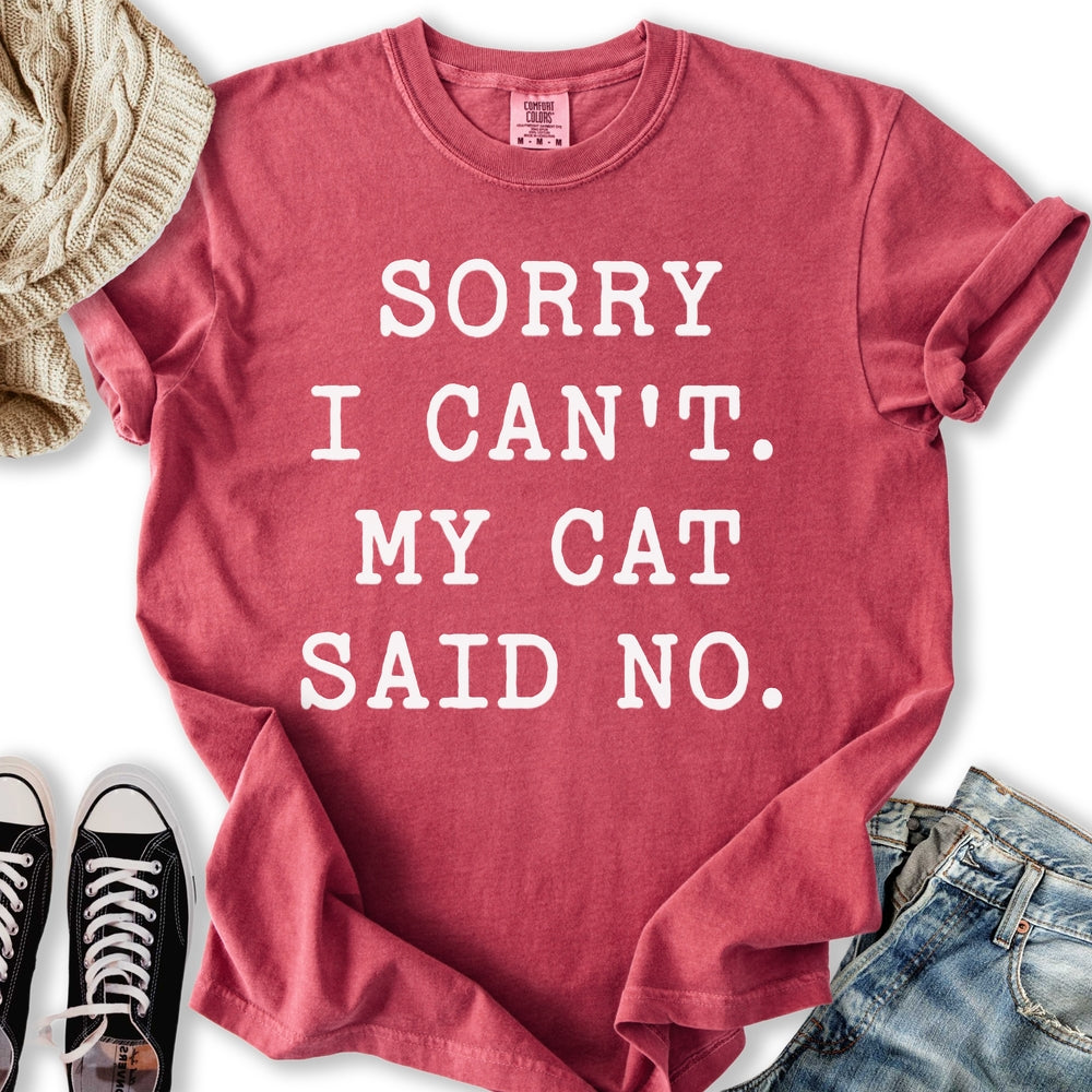 My Cat Said No Relaxed Tee