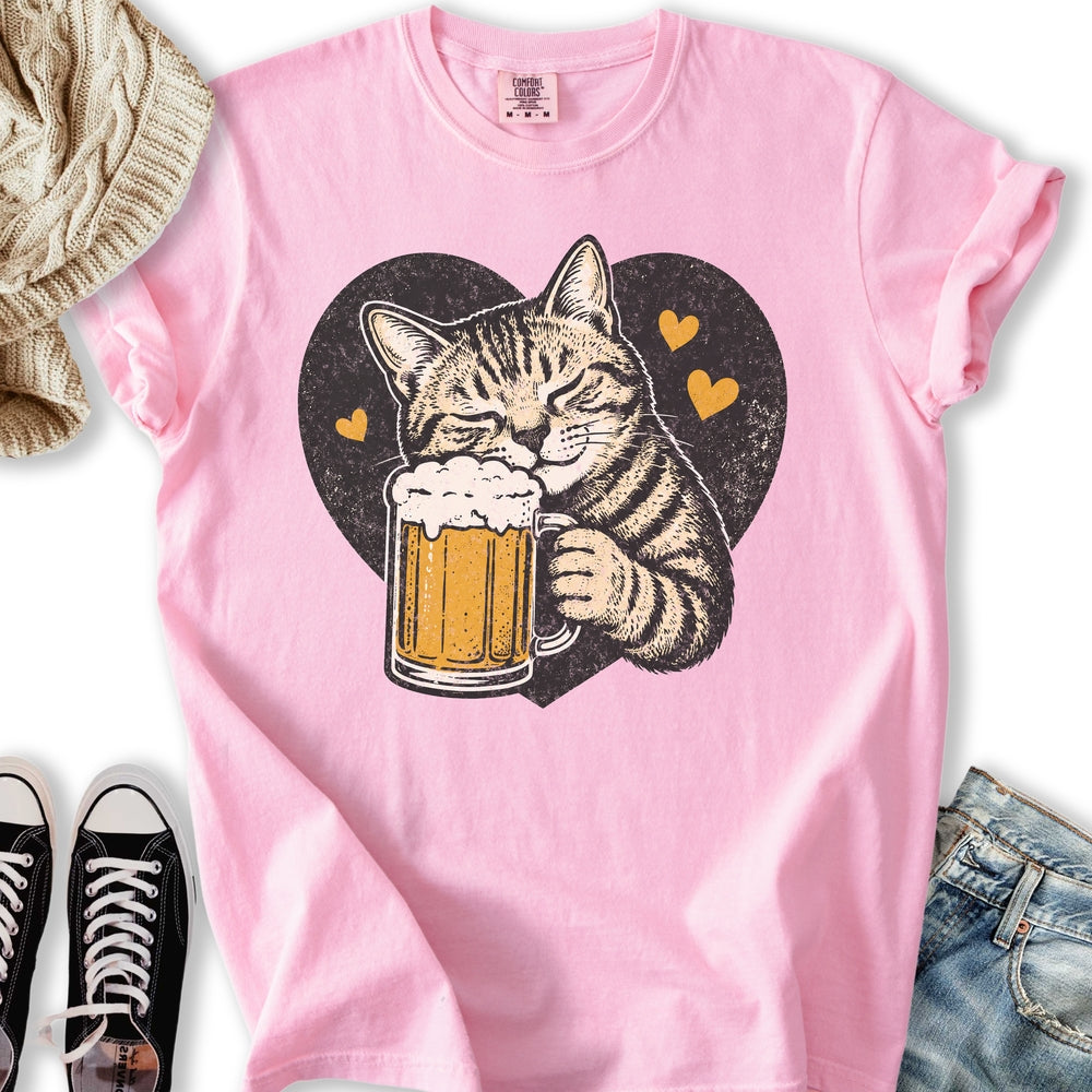 Beer Lovin Cat Relaxed Tee