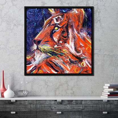 Whiskers Canvas Wall Art