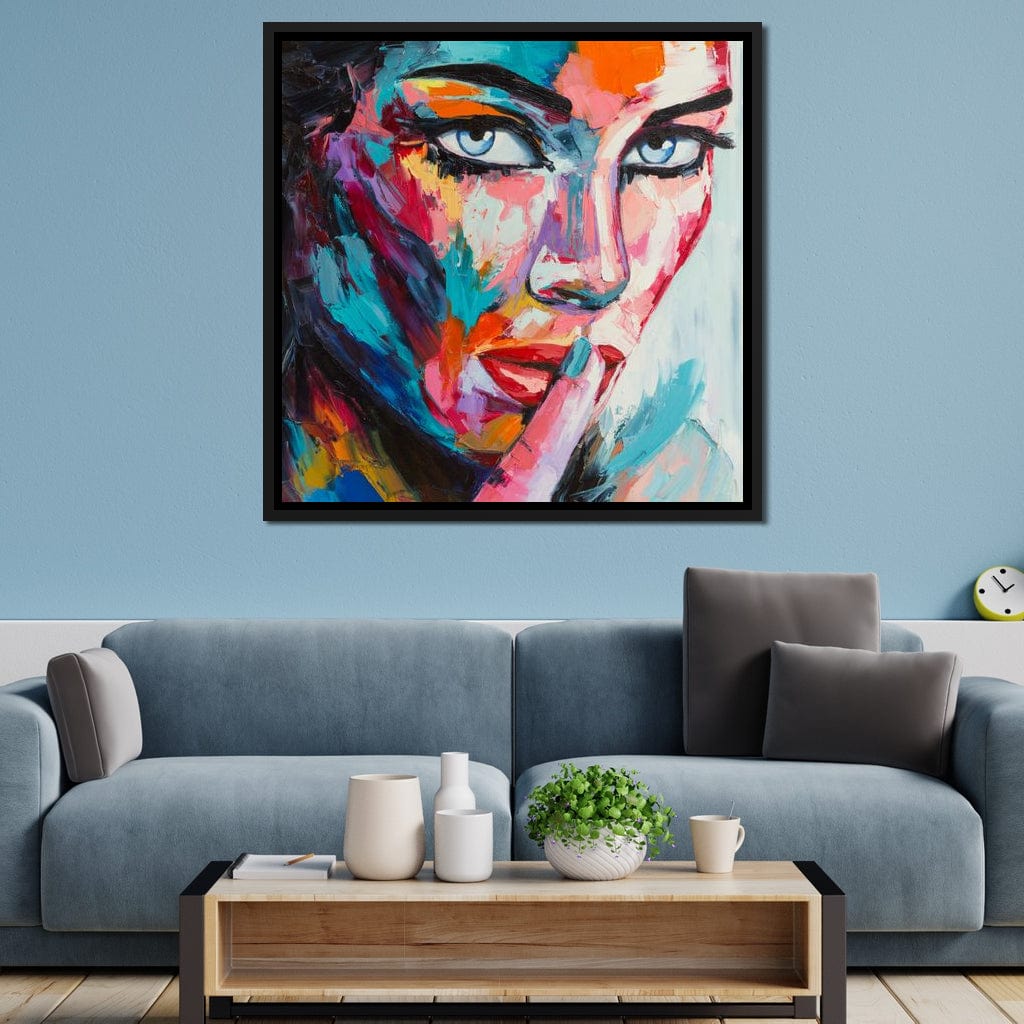 Janice Portrait Canvas Wall Art