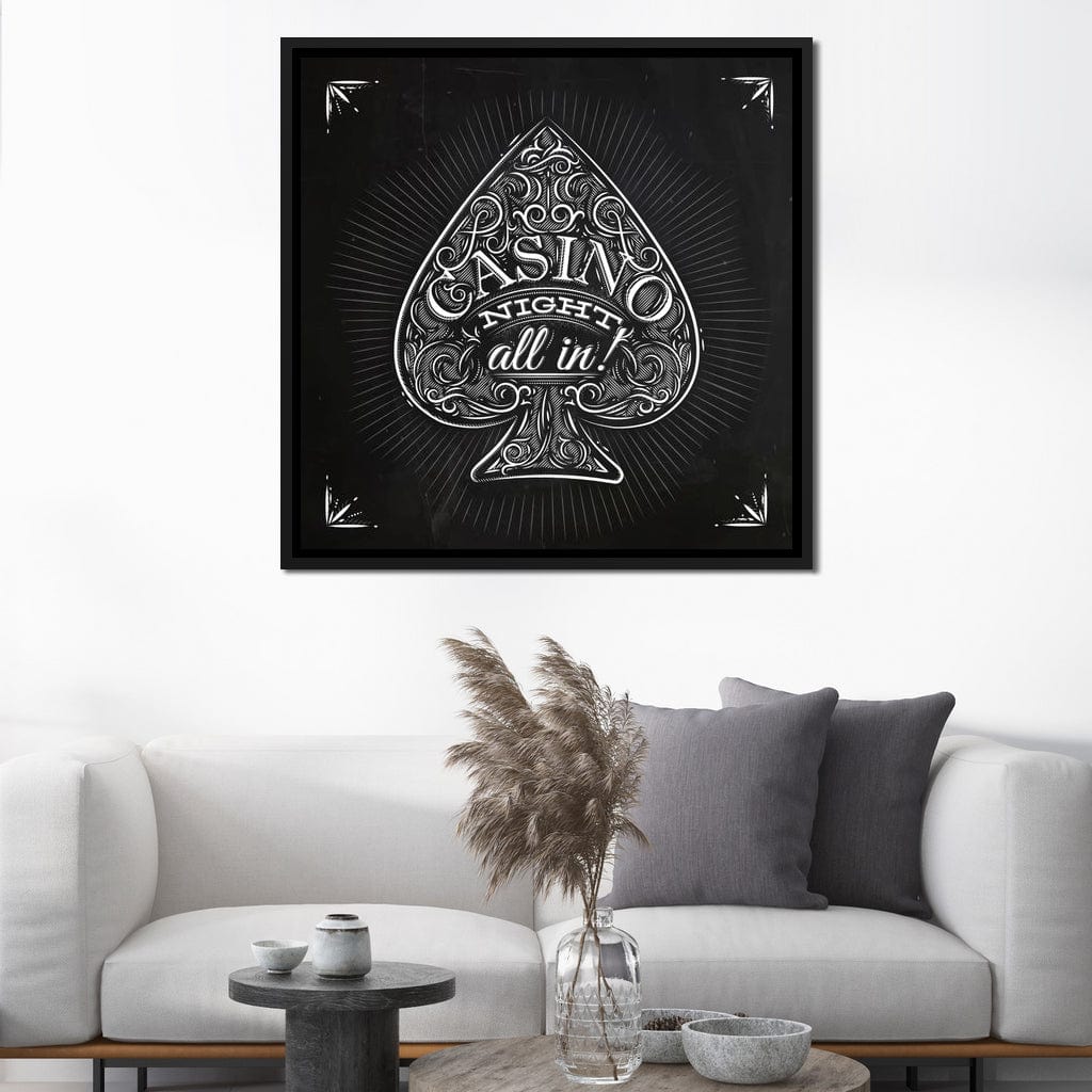 Casino Night Canvas Wall Art