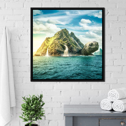 Turtle Island Canvas Wall Art