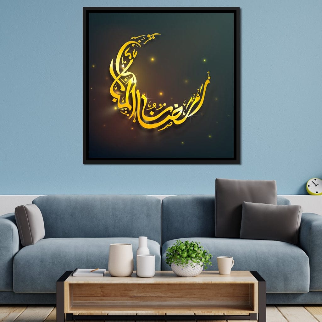 Half Moon Canvas Wall Art