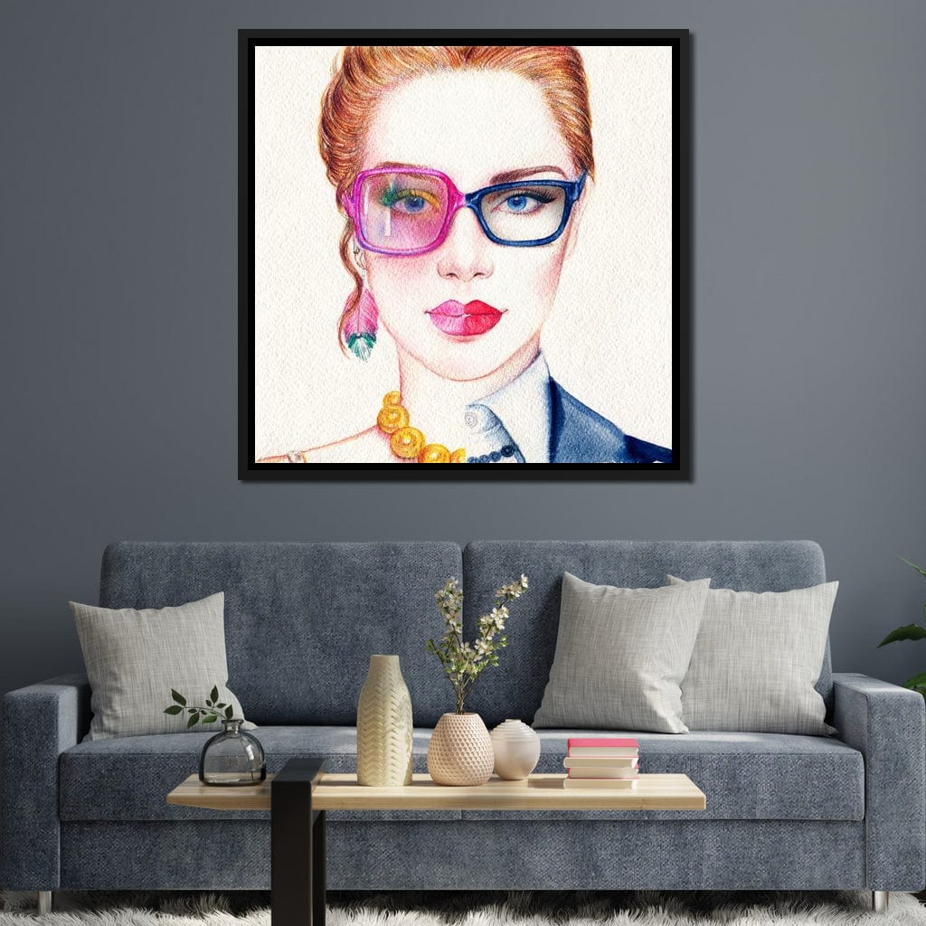 Artist & Business Woman Canvas Wall Art