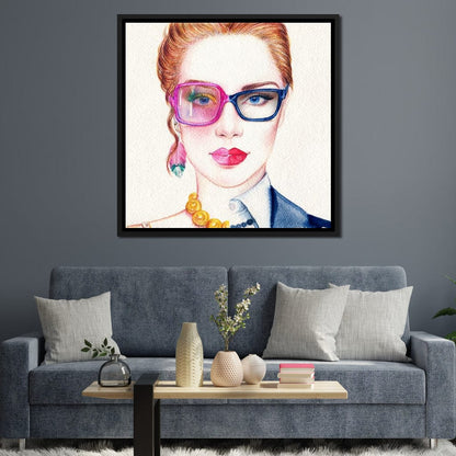 Artist & Business Woman Canvas Wall Art