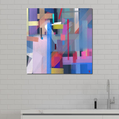 Timesquare Canvas Wall Art