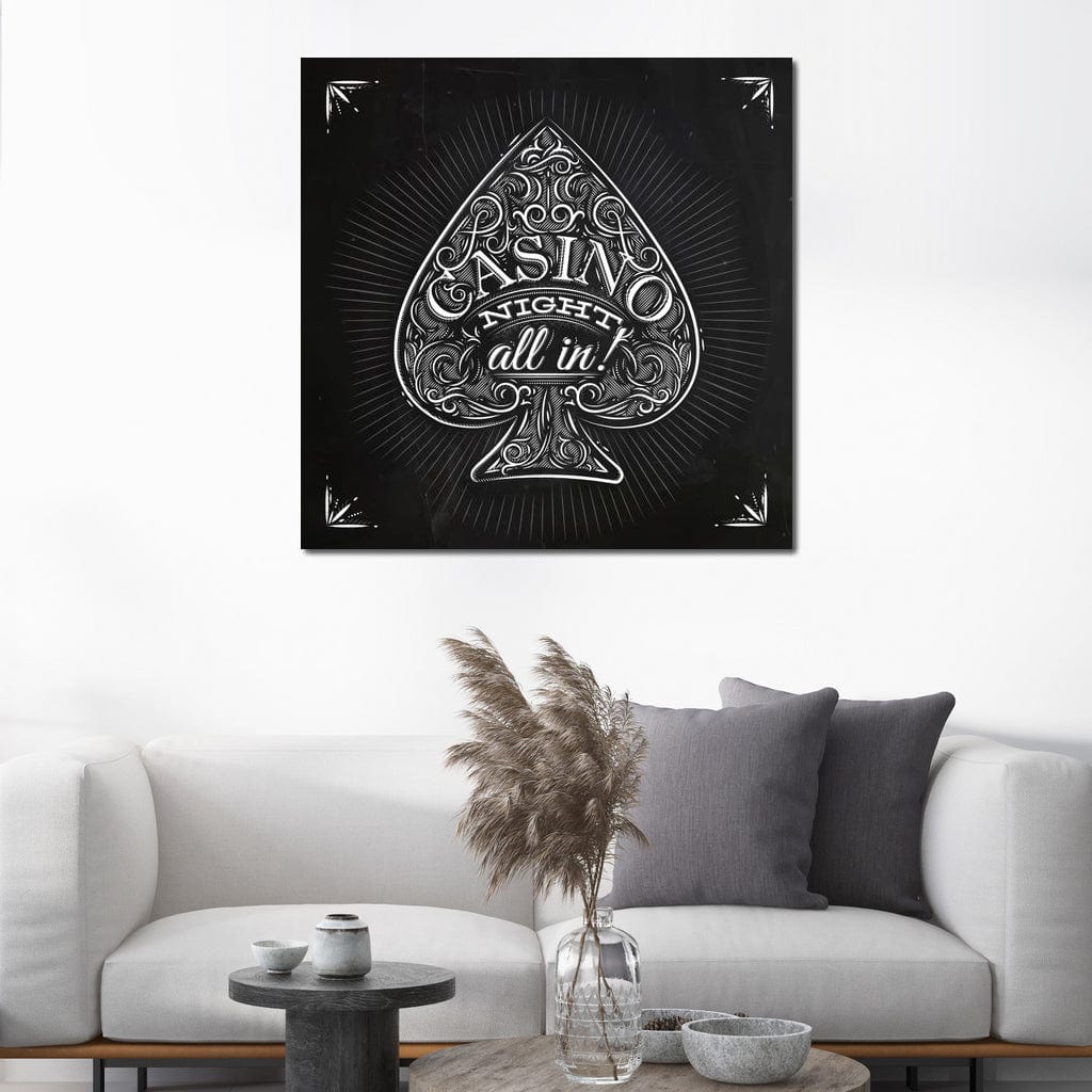 Casino Night Canvas Wall Art