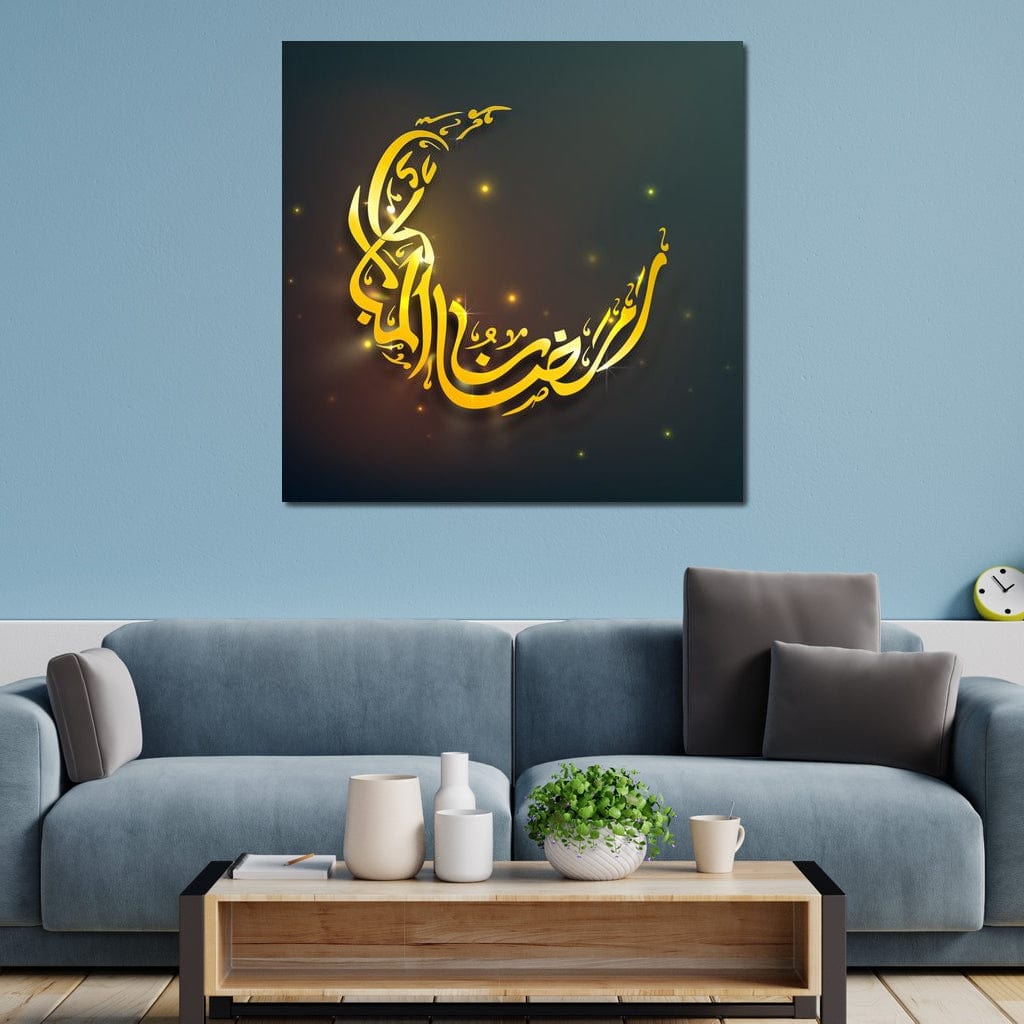 Half Moon Canvas Wall Art