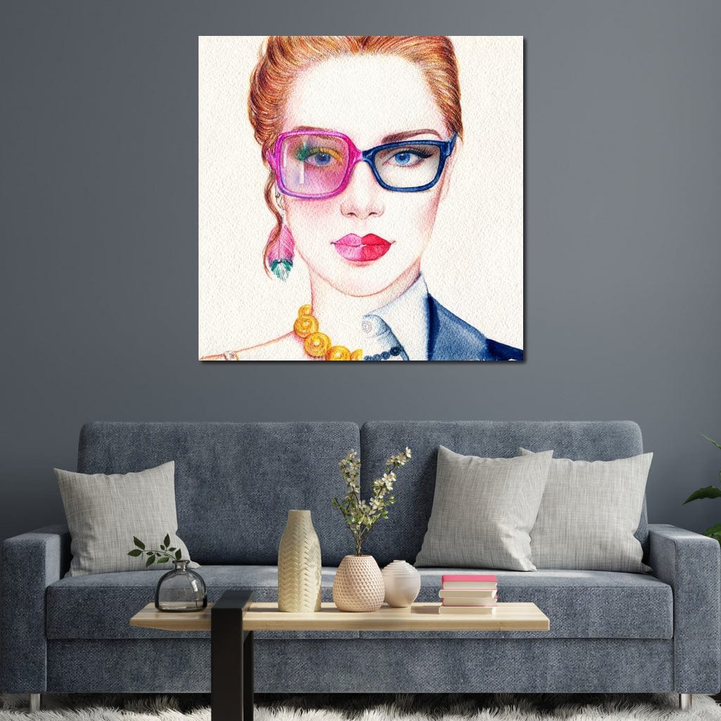 Artist & Business Woman Canvas Wall Art
