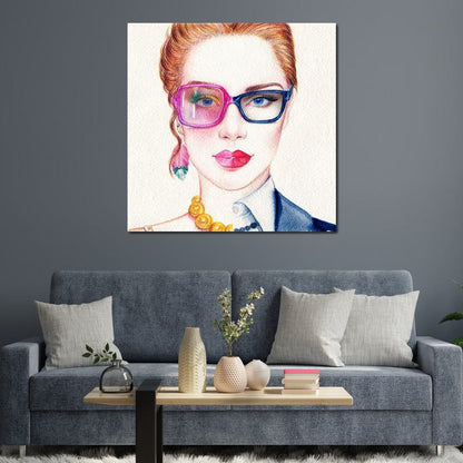 Artist & Business Woman Canvas Wall Art