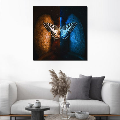 Exotic Angel Canvas Wall Art