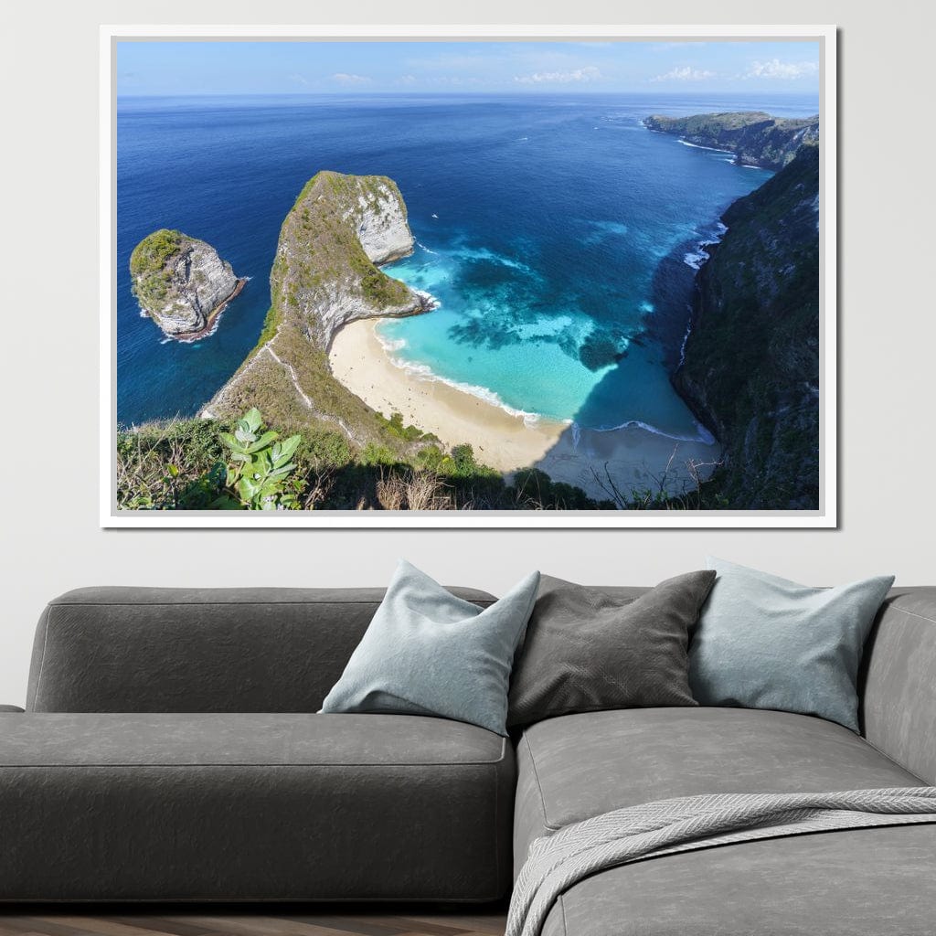 Kelingking Beach Canvas Wall Art