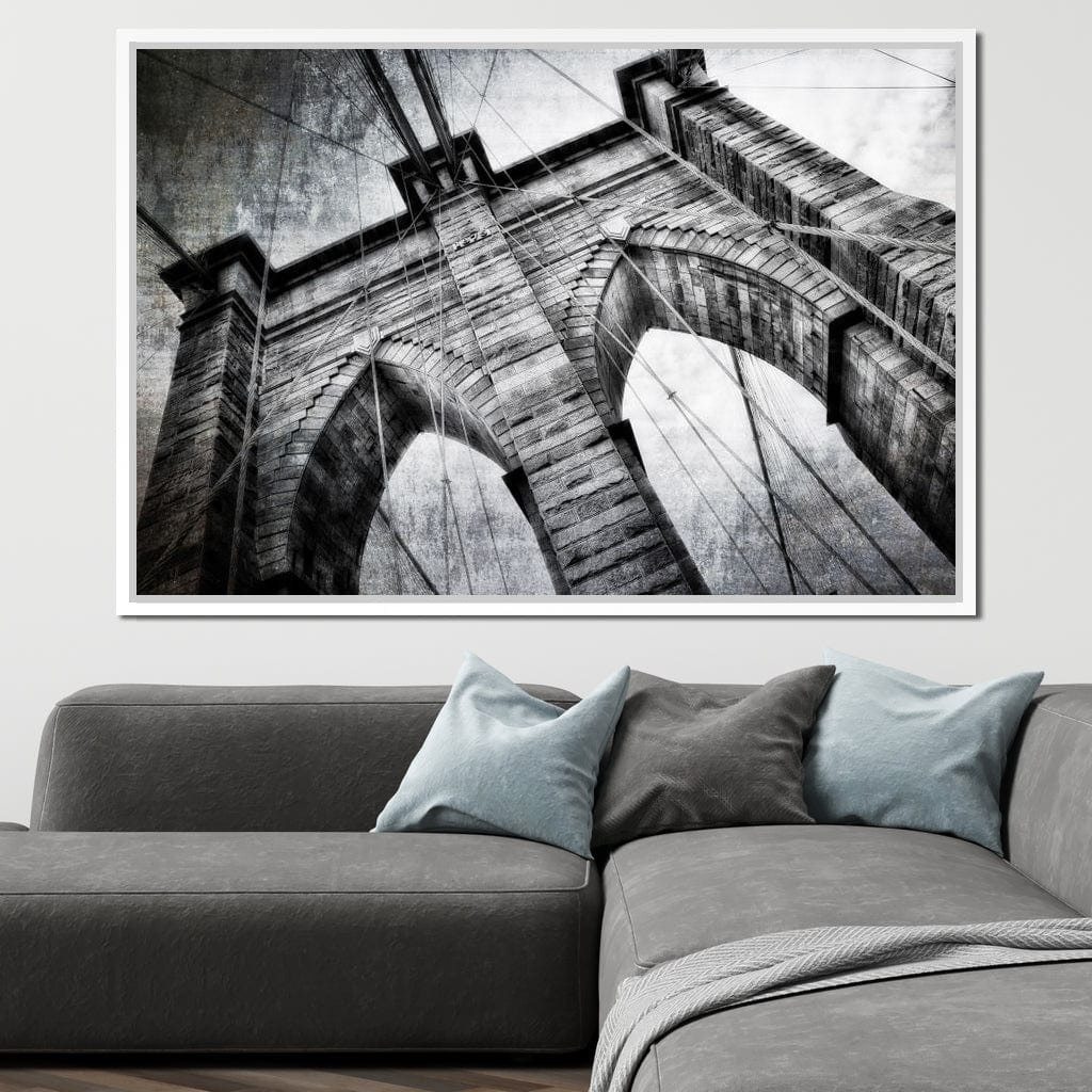 Brooklyn Bridge Arch Canvas Wall Art