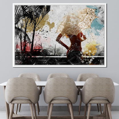 Tropical Summer Canvas Wall Art
