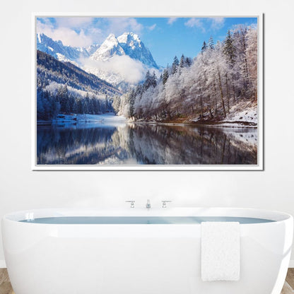Winter in the Rockies Canvas Wall Art