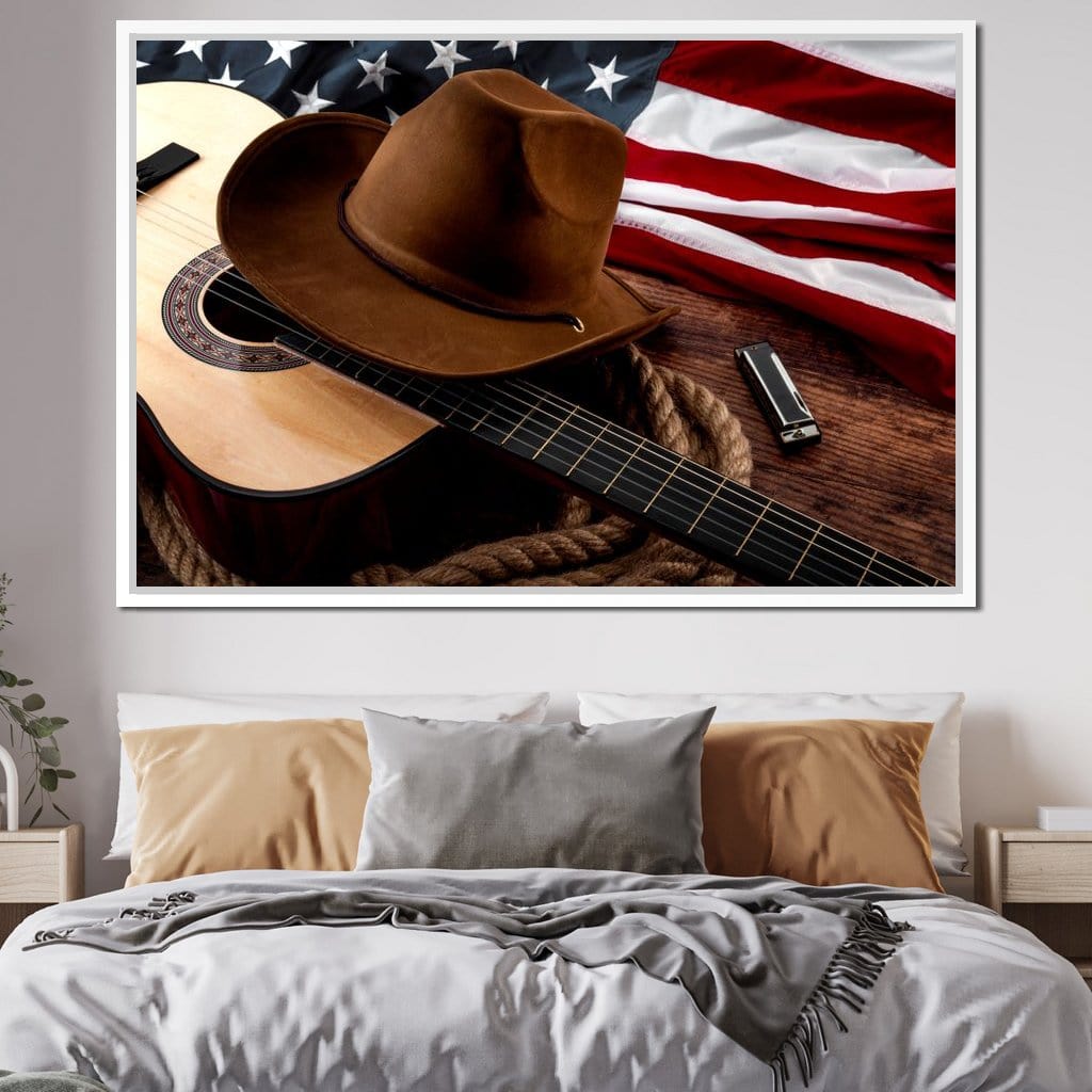 Country Music Canvas Wall Art