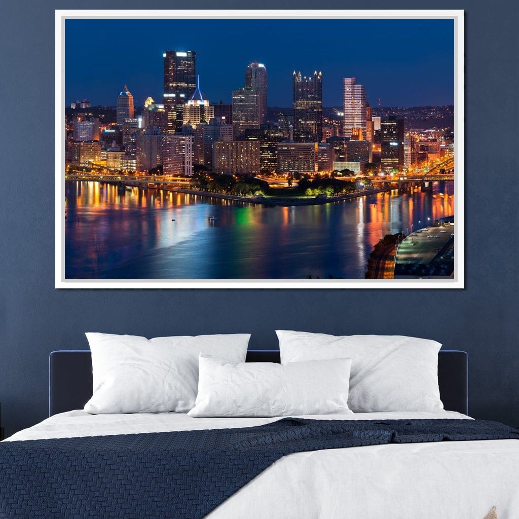 Pittsburgh Skyline Canvas Wall Art