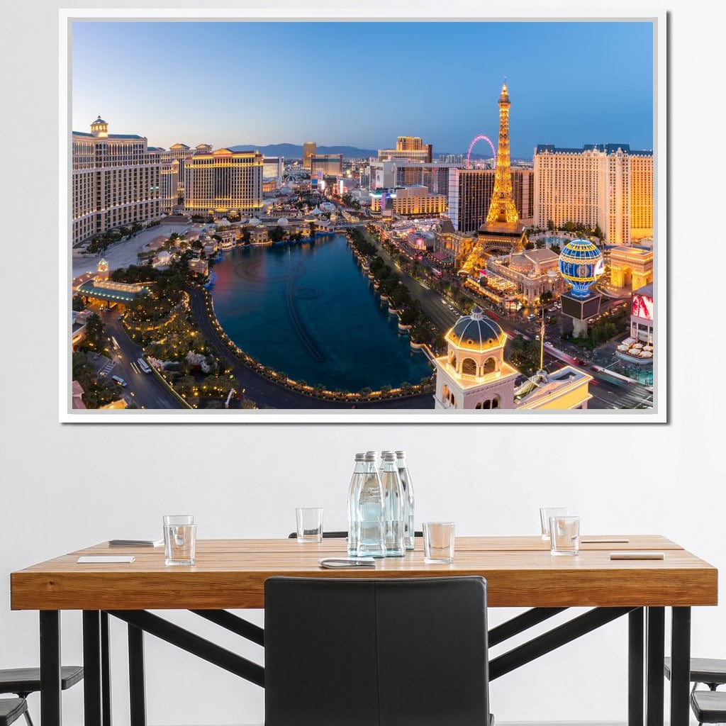 Las Vegas Skyline Canvas Wall Art