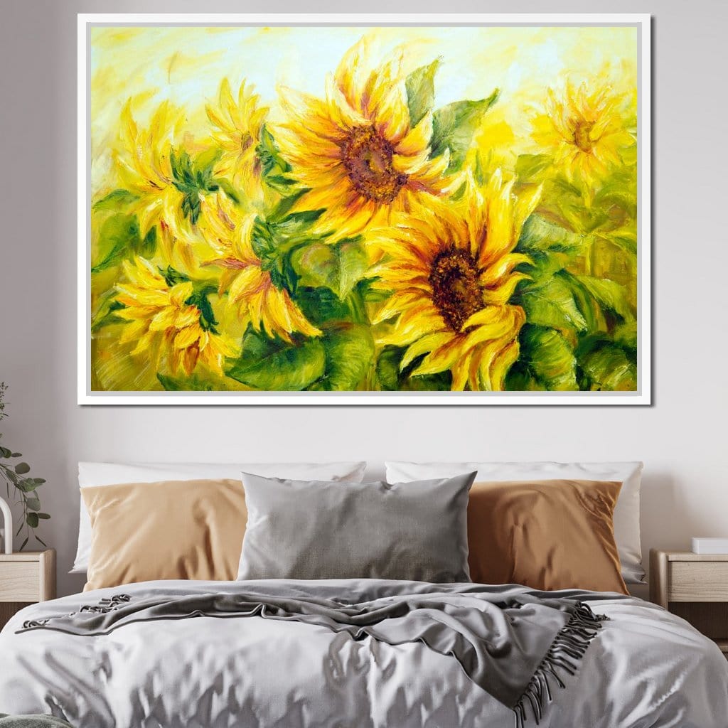 Beautiful Sunflowers Canvas Wall Art