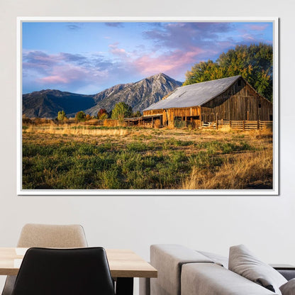 Sunrise at the Ranch Canvas Wall Art