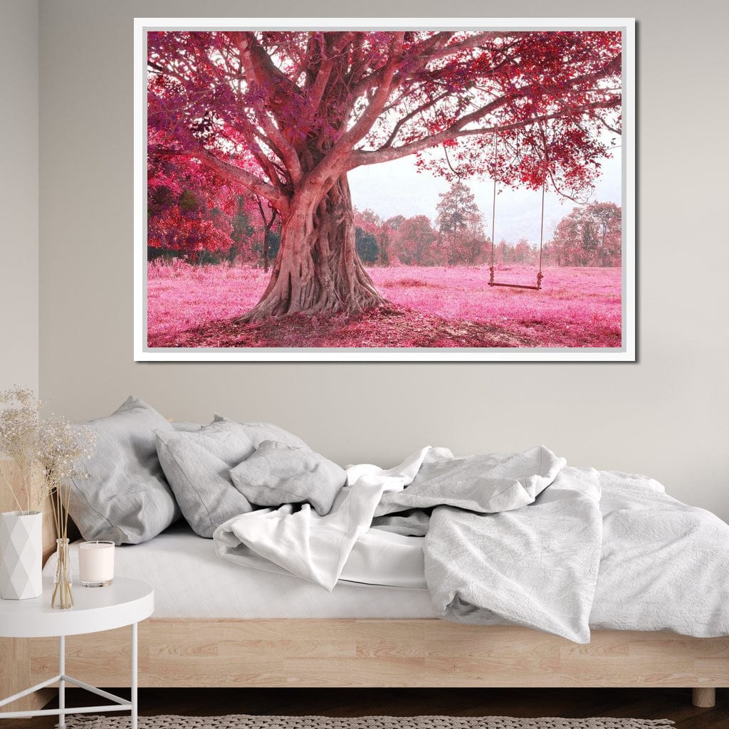 Romantic Cherry Blossom Canvas Wall Art